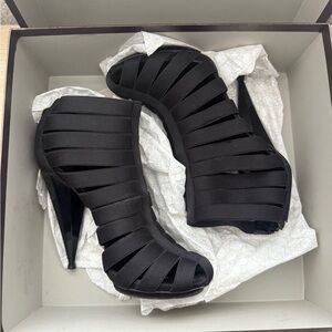 Gucci Black Strappy Heels